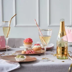 BUTLERS GOLDEN TWENTIES 4x Weingläser Mit Goldrand Und Rillen 280ml -Küchenbedarf Laden 28f4d85a42200251e9071a502aeee094