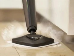 Vileda 168933 Steam PLUS Dampfreiniger Mit Mikrofaserbezug Plus PowerPad, Entfernt Bis Zu 99,9% Bakterien, Ohne Chemie, 3 Dampfeinstellungen, ECO-Verpackung -Küchenbedarf Laden 299f9fa7afc798d27ef8db47130dc294