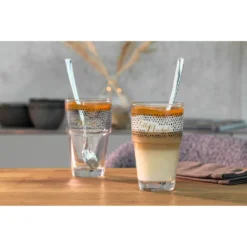 LEONARDO 043478, Gold, Transparent, Glas, Rund, 2 Stück(e), Klar, 410 Ml -Küchenbedarf Laden 29cc8f5dd6eb1ef9e30bd40481fe55cf