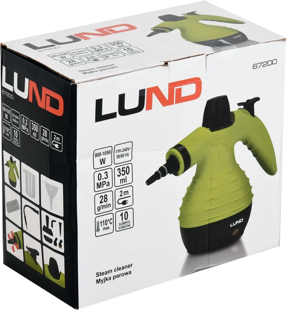 Dampfreiniger Tragbarer Handdampfreiniger Reinigungsgerät Leistungsstark, Multifunktional, Bis 110°C 10 Tlg. Set 14 Dampfreiniger Tragbarer Handdampfreiniger Reinigungsgerät Leistungsstark, Multifunktional, Bis 110°C 10 Tlg. Set – Bild 12