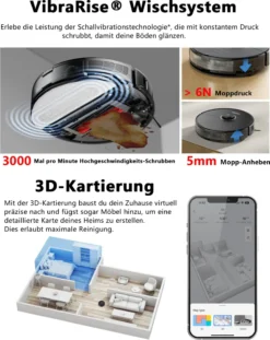 Roborock S8 Staubsauger Roboter 6000Pa Mit DuoRoller-Bürste VibraRise Wischen 3D-Mapping 3D-Strukturiertes Licht LiDAR Kindersicherung APP Control Saugroboter (Schwarz) (Upgrade S7) 18 Roborock S8 Staubsauger Roboter 6000Pa Mit DuoRoller-Bürste VibraRise Wischen 3D-Mapping 3D-Strukturiertes Licht LiDAR Kindersicherung APP Control Saugroboter (Schwarz) (Upgrade S7) -Küchenbedarf Laden 2c2fa3d2f7aae9a8ea2d65c42efba394