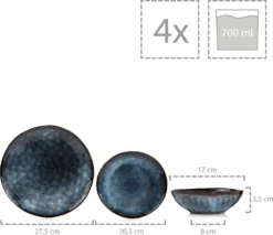 Sänger SÄNGER Steingut Geschirrset Tokio, Tafelservice 12 Teilig Für 4 Personen 17 Sänger SÄNGER Steingut Geschirrset Tokio, Tafelservice 12 Teilig Für 4 Personen -Küchenbedarf Laden 2cb1ed49dabd5d220d1f3c6aad4badb0