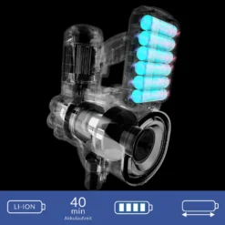 Monzana Akku Staubsauger 4 In 1 Kabelloser Handstaubsauger LED-Elektrobürste Beutellos Leise Starke Saugkraft Bis 40 Min, Farbe:weiß -Küchenbedarf Laden 2dcec6421a104b1063b85c47001d32c8