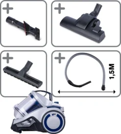 Dirt Devil Staubsauger Ohne Beutel - DD2504 - 700W - HEPA 12 Filter - 9M Reichweite - Mit Combibrush, Versenkter Bürste Und Parkettbürste - 4,9KG - Staubsammelbox 2,7L - Weiß 14 Dirt Devil Staubsauger Ohne Beutel - DD2504 - 700W - HEPA 12 Filter - 9M Reichweite - Mit Combibrush, Versenkter Bürste Und Parkettbürste - 4,9KG - Staubsammelbox 2,7L - Weiß -Küchenbedarf Laden 2efc93ece6ee90dfd1c2f7cf25a44dc3