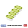 ROTHO Set Gefrierdosen 4 X 0.2 L DOMINO, Farbe:Limettengrün -Küchenbedarf Laden 305fae89ebb2be34a546846d41efb917