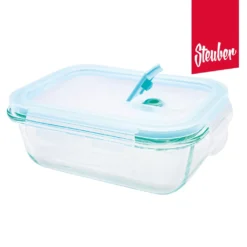Steuber Cloc Frischhaltedose Aus Glas, 1860 Ml, Rechteckig, Glas Bis 400°C -Küchenbedarf Laden 30ece5fb3a40c6ddb9060d43f989a496
