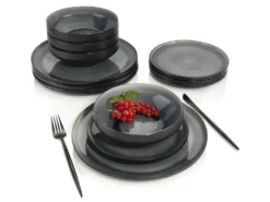 Sänger SÄNGER Steingut Geschirrset Helsinki, Tafelservice 12 Teilig Für 4 Personen