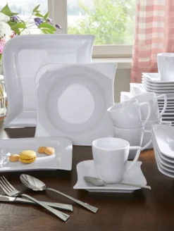 Van Well 12tlg. Tafelservice 'Opera' -Küchenbedarf Laden 3200bba6695d49fdceafd416e074edcc