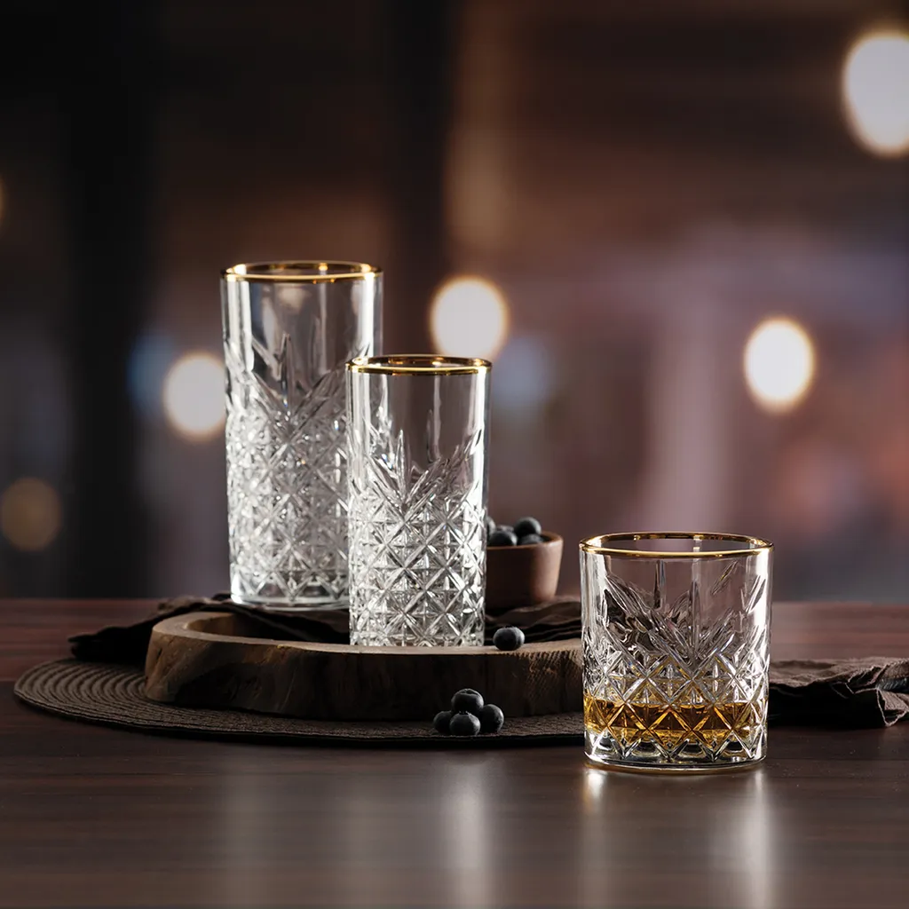 Pasabahce Timeless Golden Touch 4tlg Trinkglas Glas Tumbler 450ml 52800 9 Pasabahce Timeless Golden Touch 4tlg Trinkglas Glas Tumbler 450ml 52800 – Bild 7