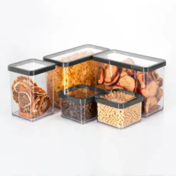 ROTHO Premium Dose Rechteckig 3.2 L LOFT, Farbe:Transparent / Schwarz 11 ROTHO Premium Dose Rechteckig 3.2 L LOFT, Farbe:Transparent / Schwarz -Küchenbedarf Laden 34703f2570fdaed94e658ea53bb2af51