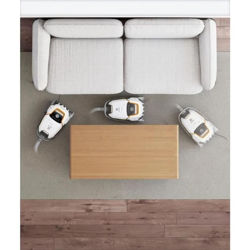 ELECTROLUX EUOC93IW - Kanistersauger Mit Beutel - Leise 66db - XL Kapazität 5L - Radius 12m - 3in1 Zubehör - Weiß 6 ELECTROLUX EUOC93IW - Kanistersauger Mit Beutel - Leise 66db - XL Kapazität 5L - Radius 12m - 3in1 Zubehör - Weiß – Bild 4