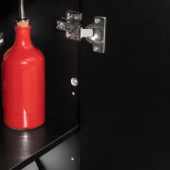 SoBuy FKW108-SCH Design Küchenwagen Mit Edelstahlplatte Kücheninsel Küchenschrank Rollwagen Sideboard Servierwagen Schwarz BHT Ca.: 107x94x46cm -Küchenbedarf Laden 352aaf003b16e6476c04e2cbea64b6a2