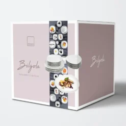 Tafelservice "Bilgola" By Sänger, 18 Teilig Für 6 Personen, Im Abgerundetem Design -Küchenbedarf Laden 3563006f9d25529255081232013d4eef