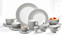 Ritzenhoff & Breker DOPPIO Grau Kaffeeservice 18-teilig -Küchenbedarf Laden 37d1aa2d89b2c660a52c94904f84a358