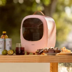 Baseus Mini Beauty Kühlschrank Für Kosmetik Reisekühlschrank Mit Heizung 8l 220V EU / 12V Weiß -Küchenbedarf Laden 38fb4a2b946419406618ce4e6936e6e2