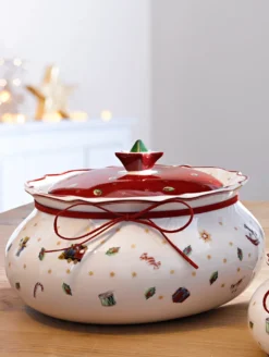 VILLEROY & BOCH Toy's Delight Dose Keksdose Weihnachtsdeko Porzellan 20 Cm -Küchenbedarf Laden 3949af6232df9e46c889ef5a789060b9