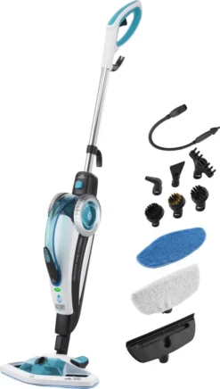 ETA AZURIT 2-in-1-Dampfwischer Und Handreiniger ETA226790000, 1500 W , Dampf In 30 Sekunden, Wassertankvolumen 400 Ml