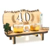 Brynnberg Schnapsbank Mit Jahreszahl Zum Geburtstag - Holz Lorbeerkranz Mit Zahl 40 Jahre Hochzeitstag Und Jahrestag Oder Geburtstag - Schnapsgläser Latte Mit 2 Gläsern -Küchenbedarf Laden 3aa88b0f360bdb5577c539a37f214ea1