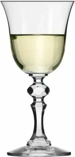 KROSNO Weiß-Weinglas | Set Von 6 | 150 ML | Krista Kollektion | Kristallglas | Weißweingläser | Perfekt Für Zuhause, Restaurants Und Partys | Spülmaschinenfest -Küchenbedarf Laden 3b43760ab4c278dae9dfa12167c4b450