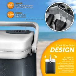 Tillvex Kühlbox Elektrisch 32L Grau | Mini-Kühlschrank 230 V Und 12 V Für KFZ Auto Camping | Kühlt & Wärmt | ECO-Modus 12 Tillvex Kühlbox Elektrisch 32L Grau | Mini-Kühlschrank 230 V Und 12 V Für KFZ Auto Camping | Kühlt & Wärmt | ECO-Modus -Küchenbedarf Laden 3c0cde72a4d1eaa18ca0232aabffea20