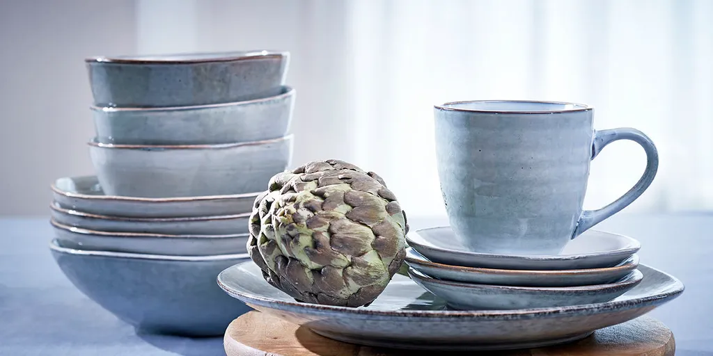 Mica Decorations Tabo Service Set Für 4 Personen - Keramik - Grau 12 Mica Decorations Tabo Service Set Für 4 Personen - Keramik - Grau – Bild 10