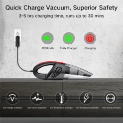 120W Akku Handstaubsauger Von AUDEW In Schwarz/Rot -Küchenbedarf Laden 3caa1ebbec869d25c7de95c2ebbdaa19