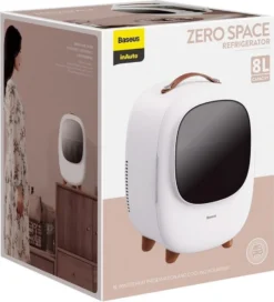 Baseus Mini Beauty Kühlschrank Für Kosmetik Reisekühlschrank Mit Heizung 8l 220V EU / 12V Weiß -Küchenbedarf Laden 4052af835cad3eb23506b699fd3b2188