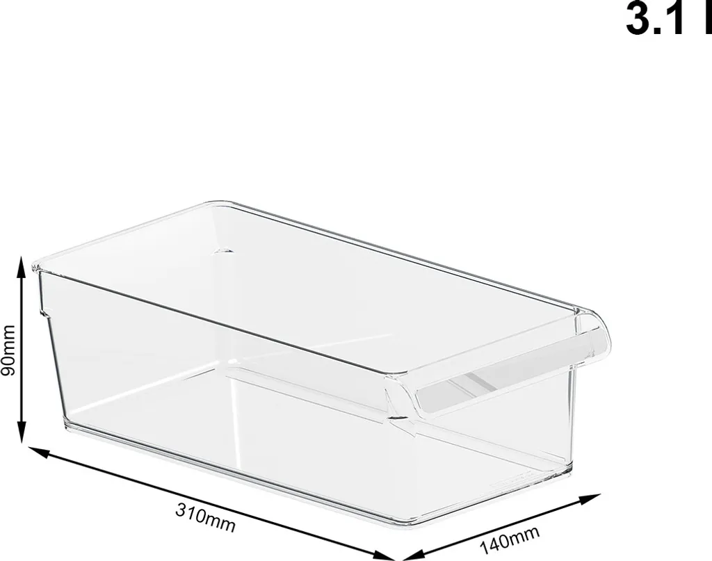 ROTHO „Kühlschrankorganizer 3 Tlg. LOFT“, Ausführung:Set 7 ROTHO „Kühlschrankorganizer 3 Tlg. LOFT“, Ausführung:Set – Bild 5