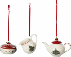 Villeroy & Boch Toy's Delight Decoration Ornamente Kaffeeset 3tlg. Weiß,rot 1486596668