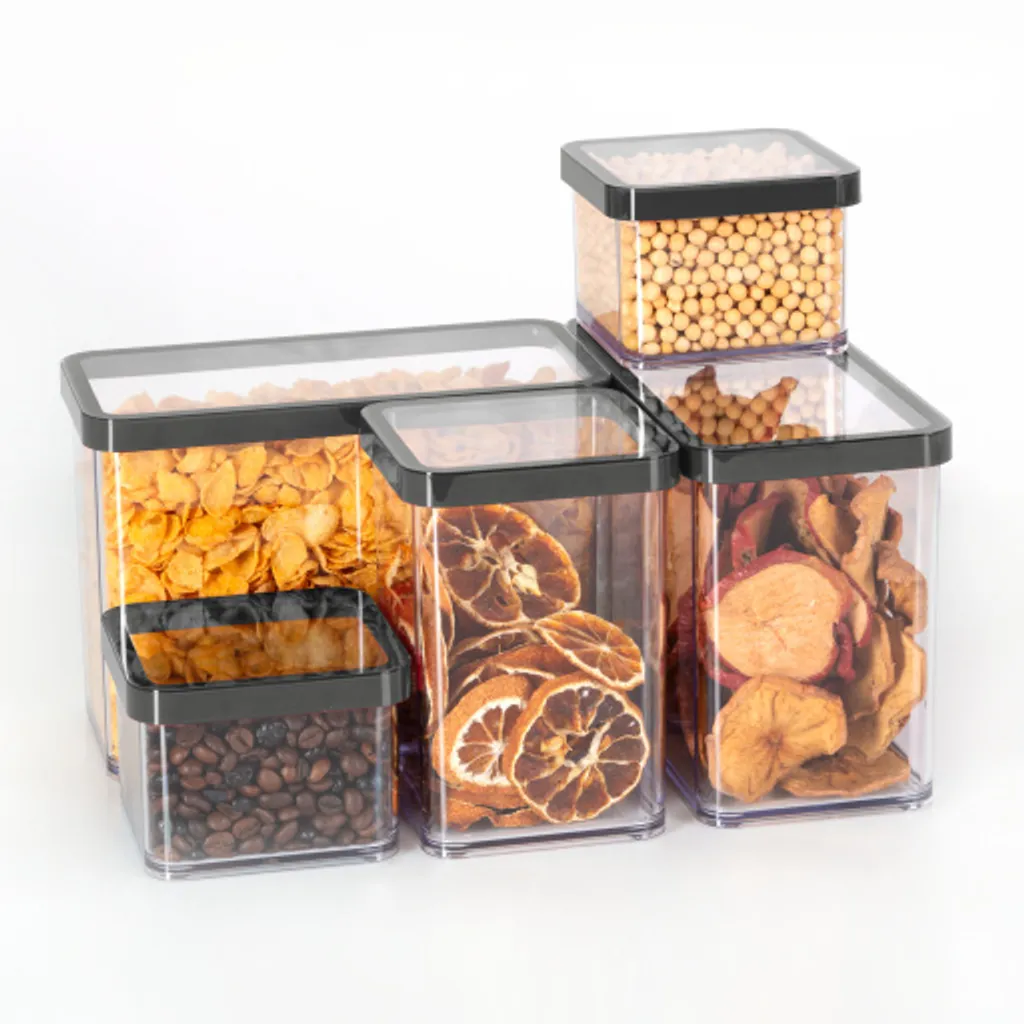 ROTHO Premium Dose Rechteckig 3.2 L LOFT, Farbe:Transparent / Schwarz 8 ROTHO Premium Dose Rechteckig 3.2 L LOFT, Farbe:Transparent / Schwarz – Bild 6