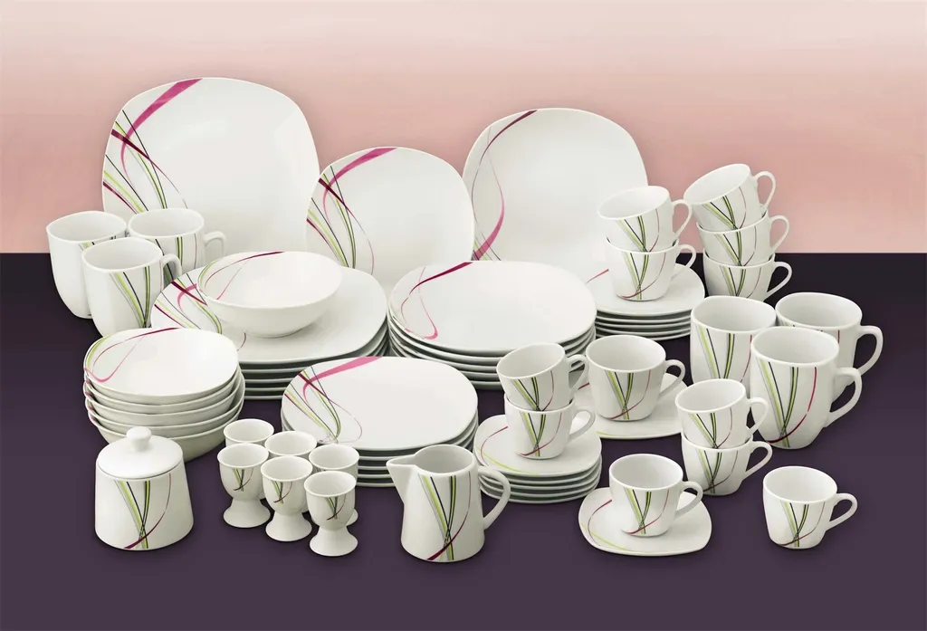 Kombiservice 62 Tlg. Fashion, Eckige Form 3 Kombiservice 62 Tlg. Fashion, Eckige Form