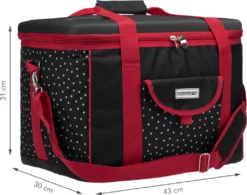 Riesige Kühltasche Picknicktasche XL Schwarz Weiß - Snövit - Schwarz -Küchenbedarf Laden 47233a26b9274a34779218c46914e620