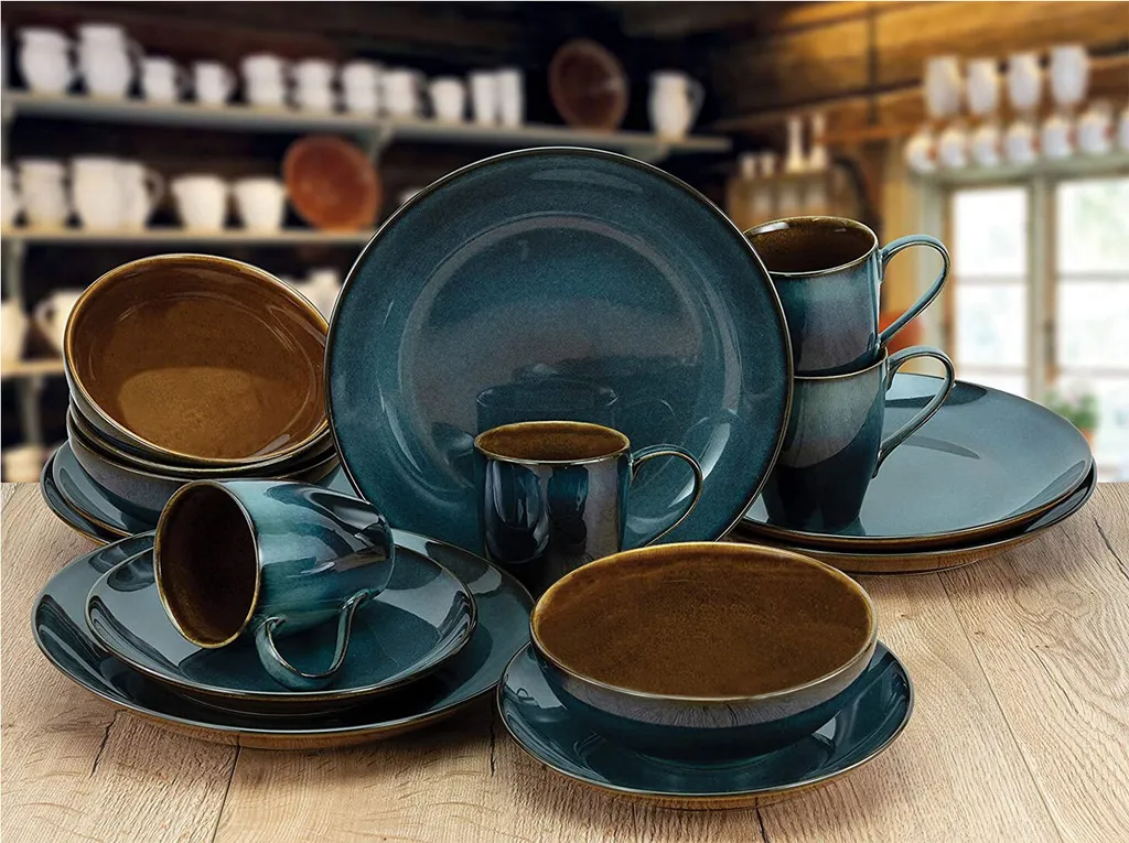 CreaTable 22861 Kombiservice Mallorca Für 4 Personen, Steinzeug, Mehrfarbig (1 Set, 16-teilig) 10 CreaTable 22861 Kombiservice Mallorca Für 4 Personen, Steinzeug, Mehrfarbig (1 Set, 16-teilig) – Bild 8