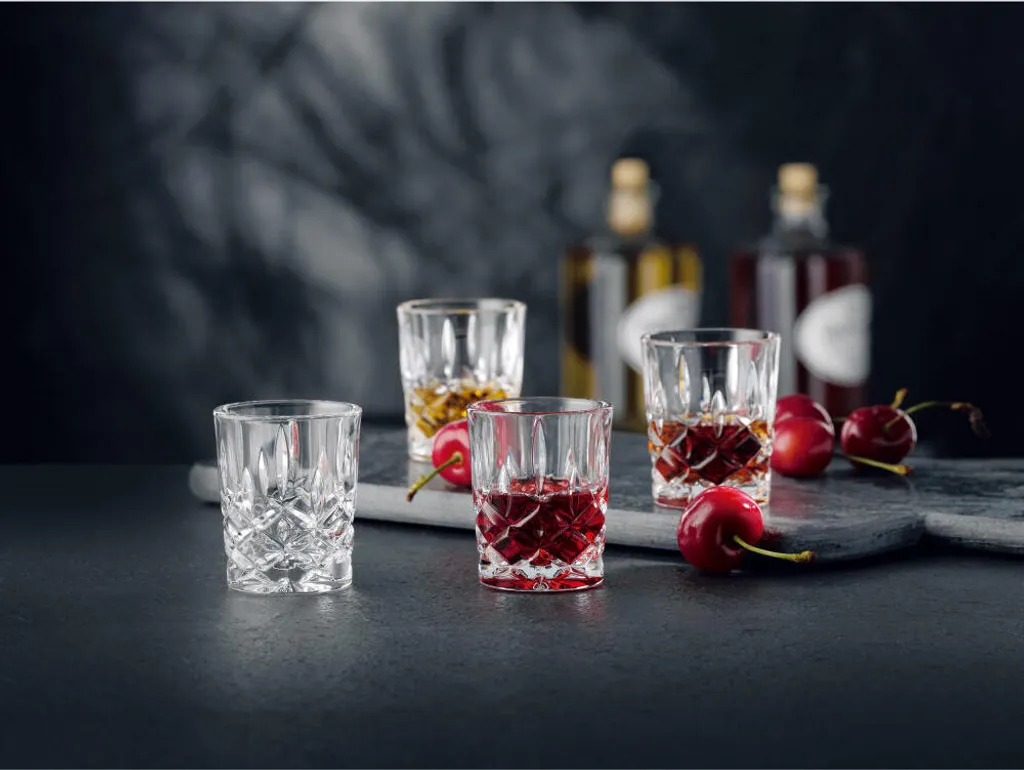 Nachtmann 100694 Noblesse Stamper Kristallglas, 55 Ml, H: 6,1 Cm, ø 5 Cm, Klar (4er Pack) 6 Nachtmann 100694 Noblesse Stamper Kristallglas, 55 Ml, H: 6,1 Cm, ø 5 Cm, Klar (4er Pack) – Bild 4