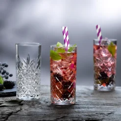 Pasabahce Timeless 520205 Longdrink Glas Wassergläser Kristall Design 4´er Set Transparent 365 Ml -Küchenbedarf Laden 497bbb5903acc0581b8e03530dd90b9a