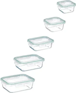 Relaxdays Frischhaltedose 12er Set -Küchenbedarf Laden 4a30fd264647e1a60a561eb618d3be3a