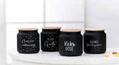 Ritzenhoff & Breker Vorratsglas "NERVENNAHRUNG" 1,1 L (1 Stück)