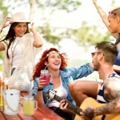 Relaxdays 4 Trinkgläser Mit Deckel Und Zubehör -Küchenbedarf Laden 4ca79a913b90fe669ef5ff5a818a952c