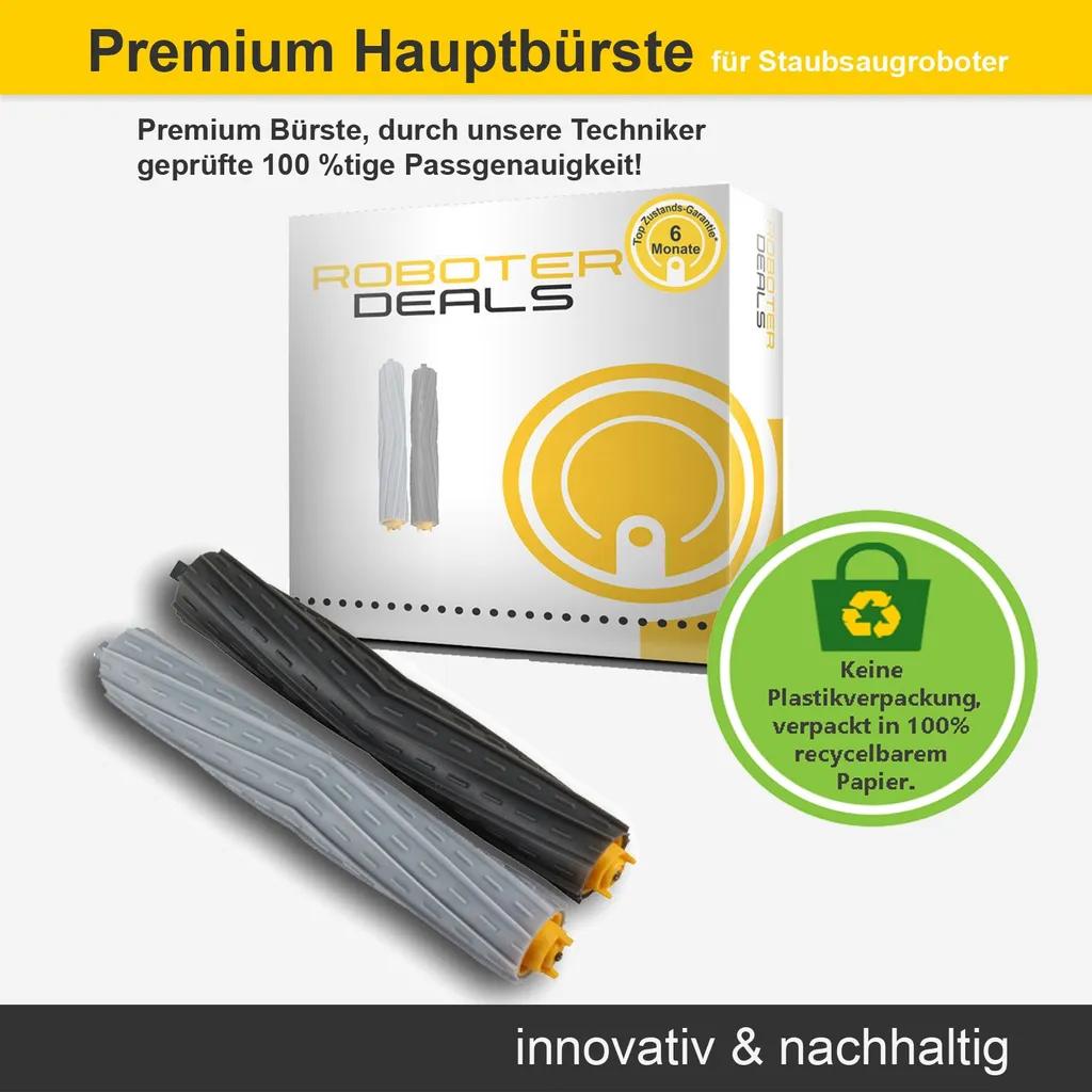 Hauptbürste (2er Set) Für IRobot Roomba 900 Serie (Tierhaarbürsten) 5 Hauptbürste (2er Set) Für IRobot Roomba 900 Serie (Tierhaarbürsten) – Bild 3