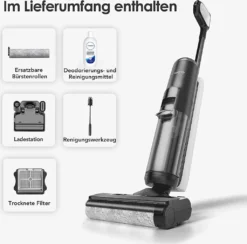 Tineco Floor ONE S5 PRO 2 Smart Nass-Trockensauger Wischmopp, LCD-Display, Bodenreiniger,35 Min. Laufzeit, Wi-Fi, App Und Sprachführung -Küchenbedarf Laden 4eed2306465e42770bdd17ae007758a0