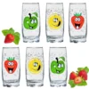 Trinkgläser Mit Lustigen Fruchtgesichtern 350ml (max. 400ml) Set 6 Teilig Aus Glas Bunt 1 Trinkgläser Mit Lustigen Fruchtgesichtern 350ml (max. 400ml) Set 6 Teilig Aus Glas Bunt -Küchenbedarf Laden 4f70a4b2e2c1d9c54ba900742fe10428