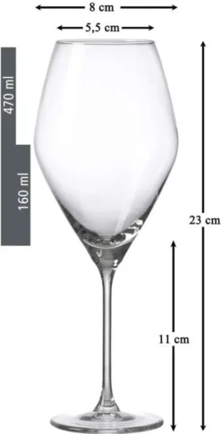 Ritzenhoff & Breker Rotweinglas Salsa 6er Set, Weingläser, Glas, Klar, 470 Ml, 811254 -Küchenbedarf Laden 515813e2f0a2aaf99e6ab1b065aa254b