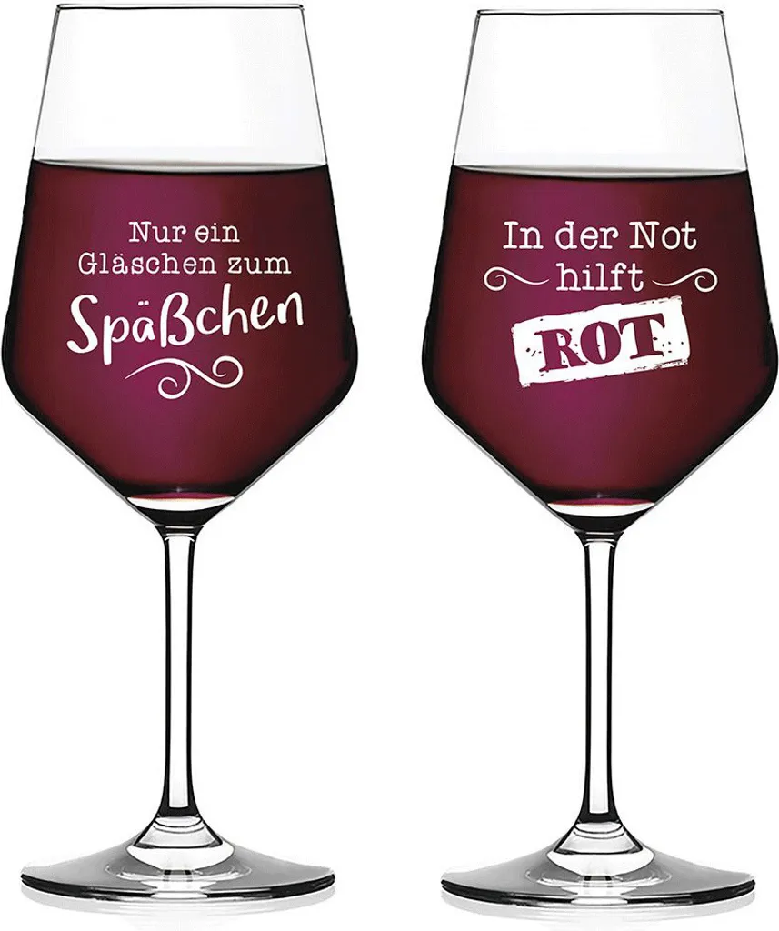 Gilde Weingläser Mit Spruch 2er Set 3 Gilde Weingläser Mit Spruch 2er Set