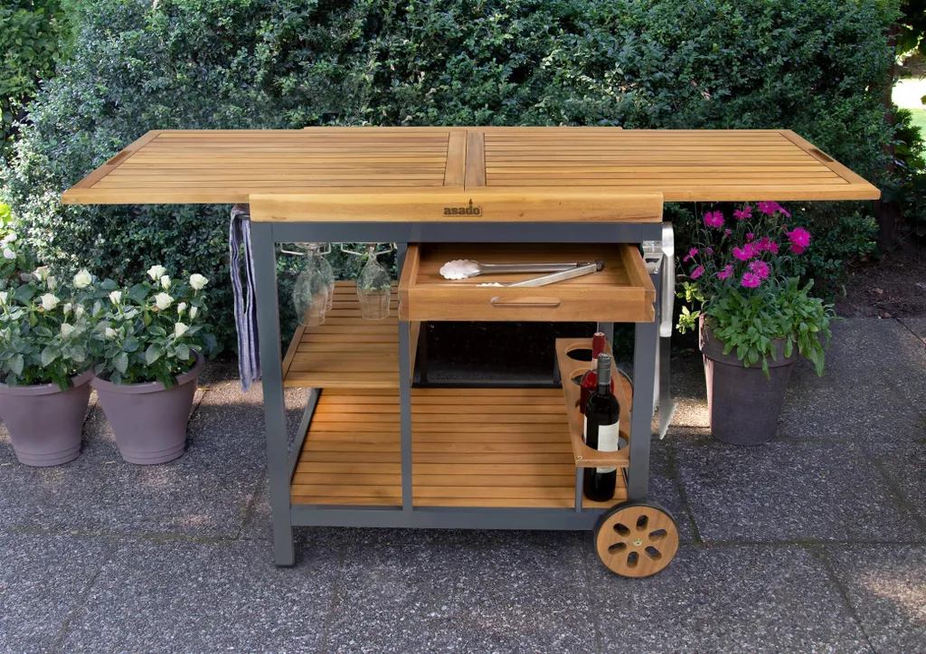 Asado Grilltisch Servierwagen Ally 3 Asado Grilltisch Servierwagen Ally