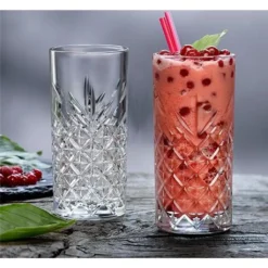 Pasabahce Timeless 520205 Longdrink Glas Wassergläser Kristall Design 4´er Set Transparent 365 Ml -Küchenbedarf Laden 54c6717cf28ca1c13dcf3b9e457c65ca