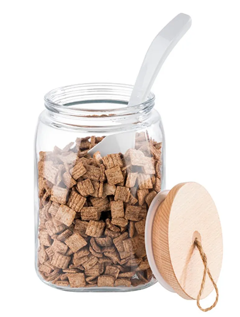 APS Vorratsglas -WOODY- /// 14 X 14 Cm, H: 21,5 Cm /// Glas, Kiefernholz, Silikon /// 2,5 Liter /// 82257 5 APS Vorratsglas -WOODY- /// 14 X 14 Cm, H: 21,5 Cm /// Glas, Kiefernholz, Silikon /// 2,5 Liter /// 82257 – Bild 3