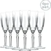 RCR Kristall Orchestra Cut Glas Champagner-Flöten-Gläser Set - 200ml - Packung Mit 6 -Küchenbedarf Laden 54d96a84f05191b60fac386b0769fdf6