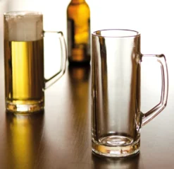 Borgonovo 12002620 Reno Bierseidel, Bierkrug, Bierglas, 645ml, Mit Füllstrich Bei 0,5l, Glas, Transparent, 6 Stück -Küchenbedarf Laden 5513b8cd6e2fe886fa483f7d6fe657f4