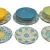 Tognana Amalfi Tafelservice 18-teilig, Porzellan, Mehrfarbig Tellerset Teller -Küchenbedarf Laden 57f4ba6560bec5e3ddb66a30d8a3b008