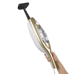 CLEANmaxx Dampfbesen - Mit Knickgelenk - Gold/weiß Dampfreiniger Steam Hygiene Fliesen Küche Bad Reinigung 27 CLEANmaxx Dampfbesen - Mit Knickgelenk - Gold/weiß Dampfreiniger Steam Hygiene Fliesen Küche Bad Reinigung -Küchenbedarf Laden 588b31439f946ea165db3464231a03a7